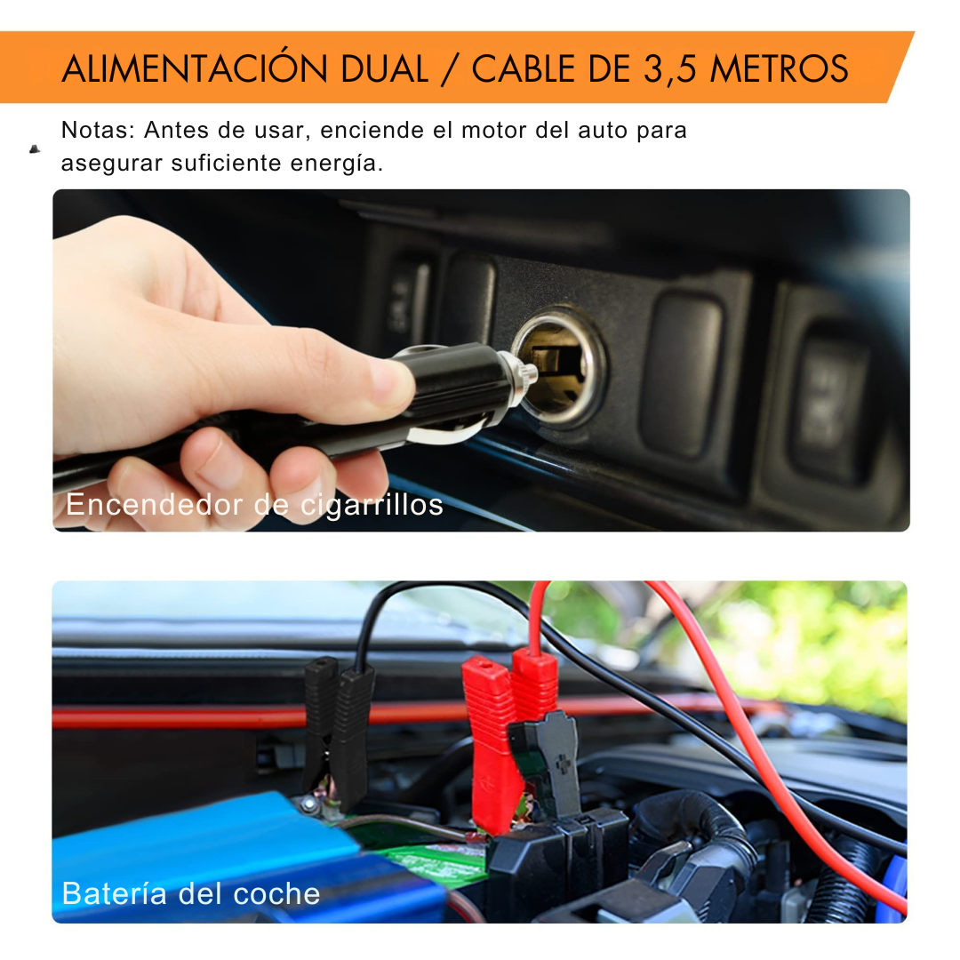 Compresor de Aire y Gato Electrico Portatil (LIQUIDACIÓN TOTAL)