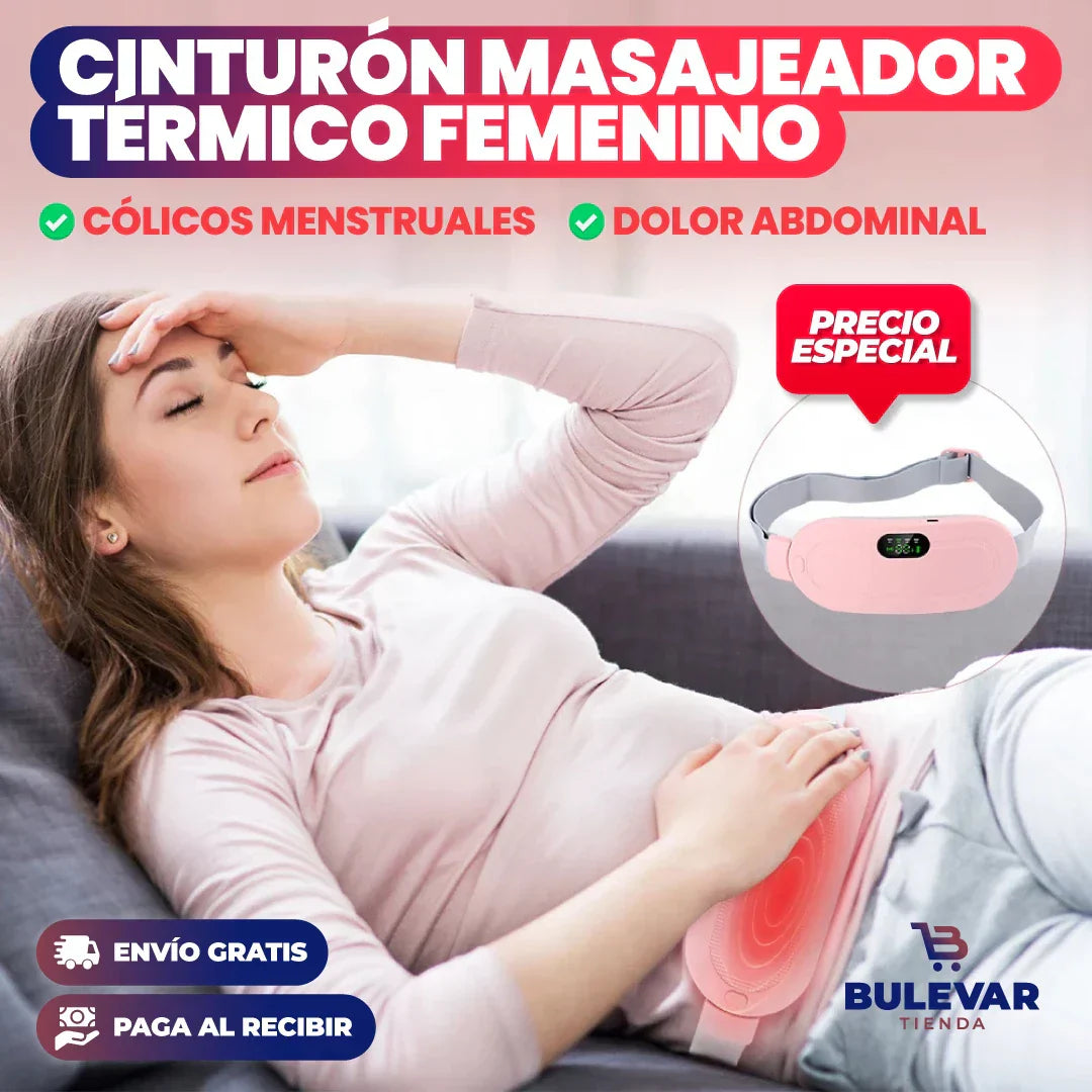 CicloZen™ - CINTURÓN MASAJEADOR TÉRMICO PARA CÓLICOS