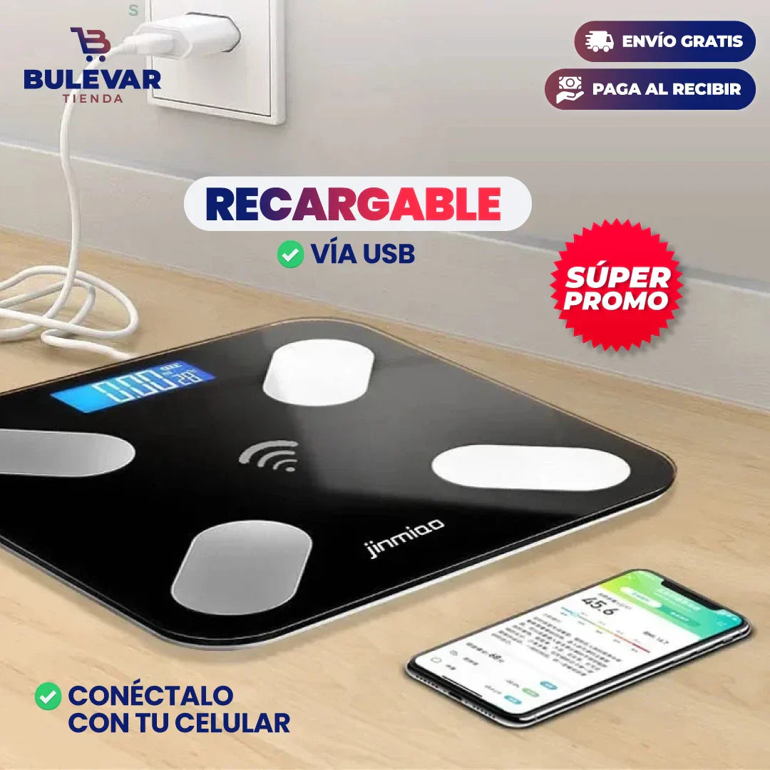 BÁSCULA INTELIGENTE BLUETOOTH