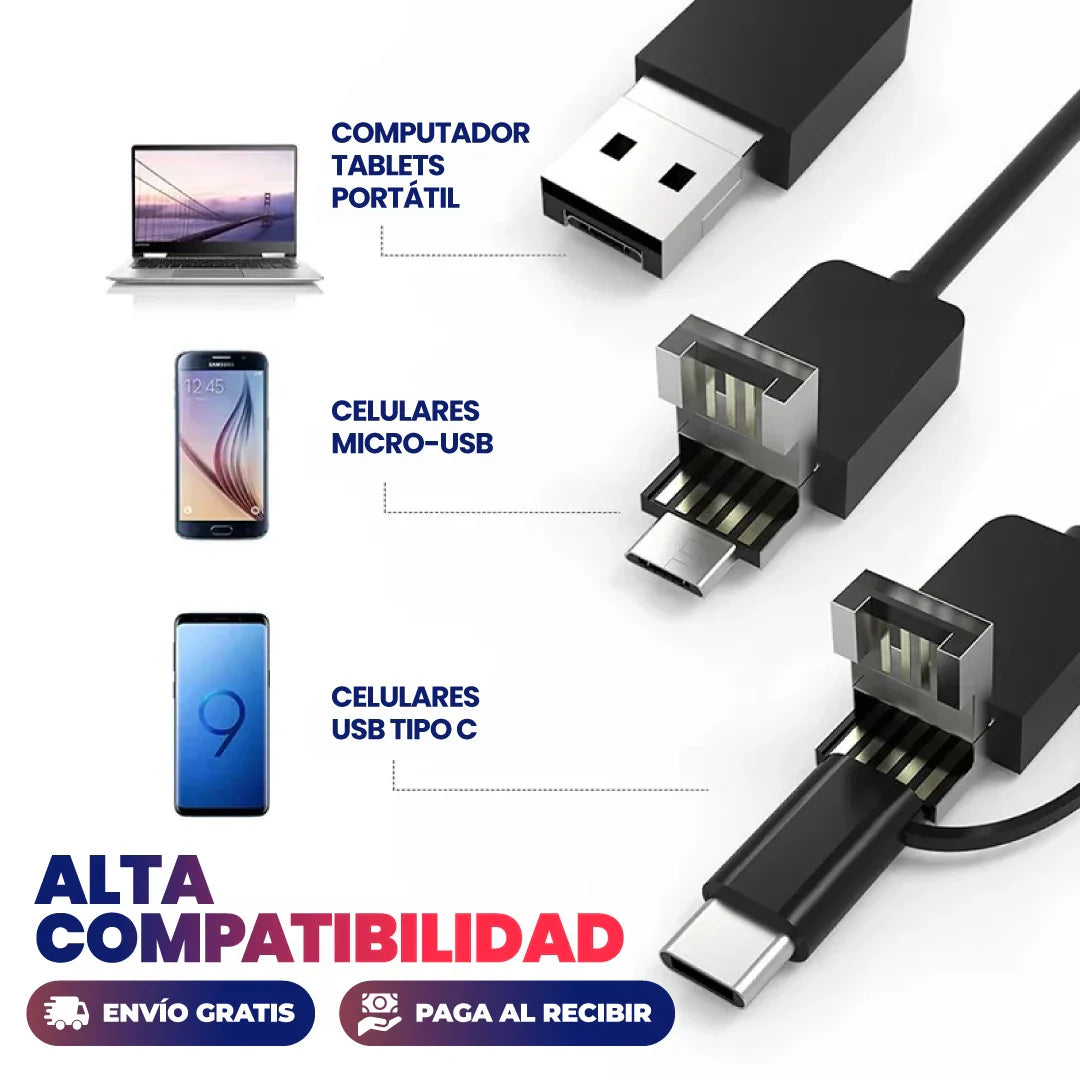 CÁMARA ENDOSCOPIO USB PARA CELULAR