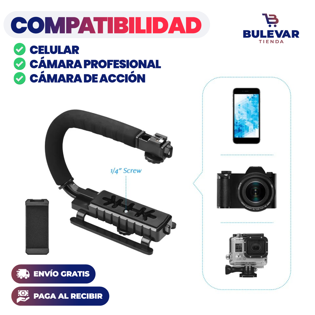 KIT COMPLETO DE ESTABILIZADOR DE CÁMARA