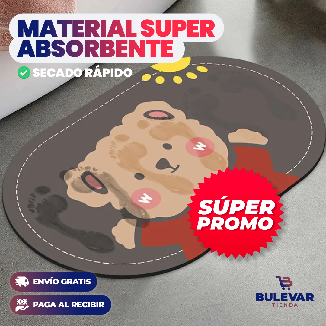 TAPETE DE BAÑO ABSORBENTE PARA NIÑOS