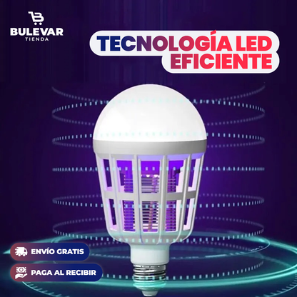 BOMBILLA LED ANTIMOSQUITO 2 EN 1