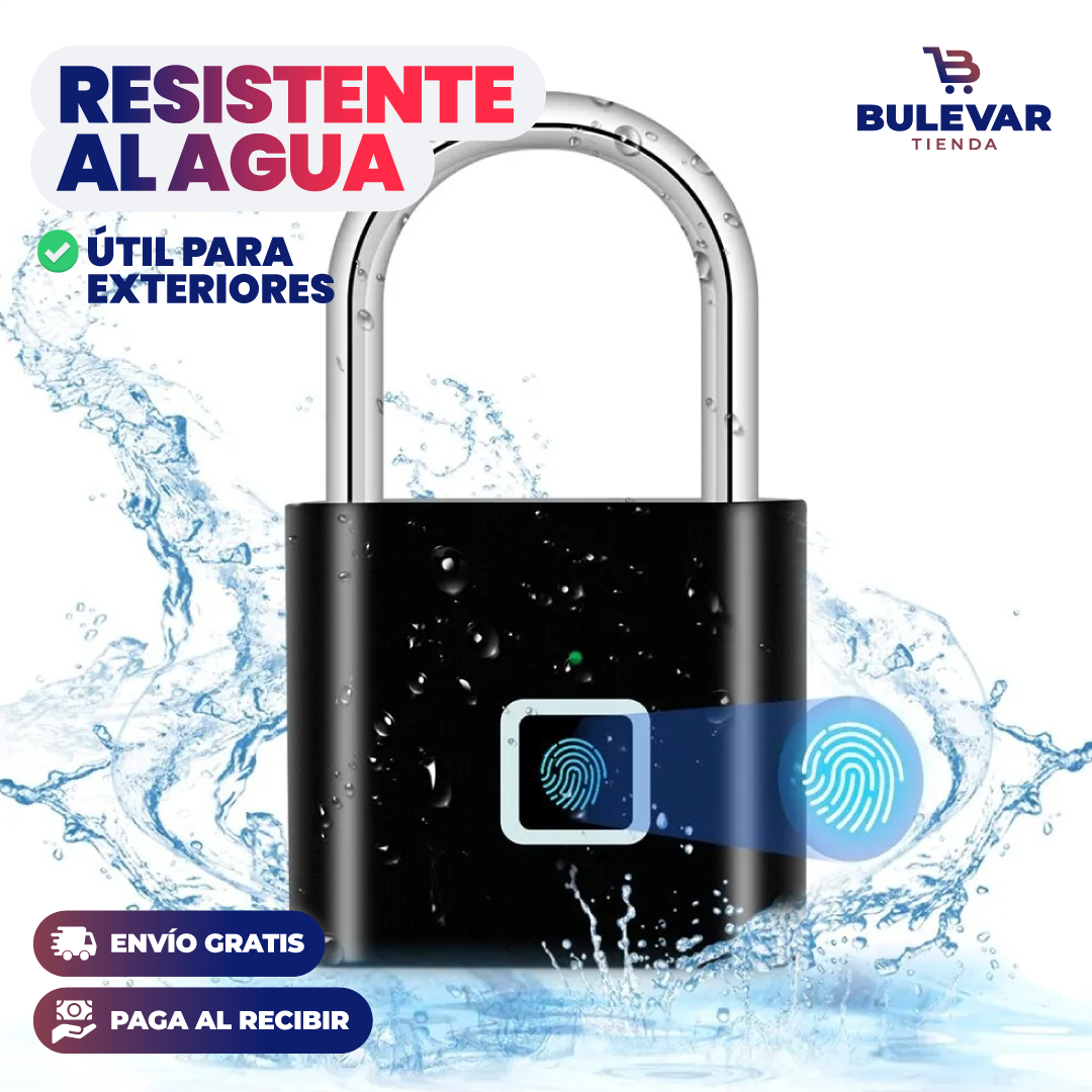 CANDADO INTELIGENTE DE HUELLA DIGITAL