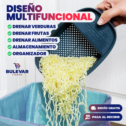 PROMO X2 CESTA ESCURRIDOR PARA LAVAPLATOS