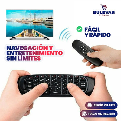 CONTROL REMOTO TECLADO Y AIR MOUSE