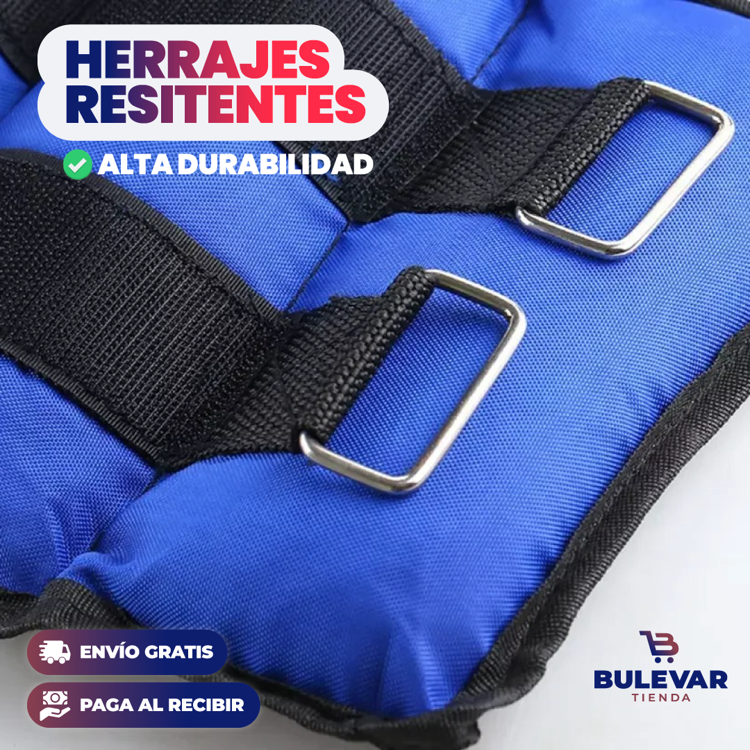 PESAS TOBILLERAS AJUSTABLES 5Kg