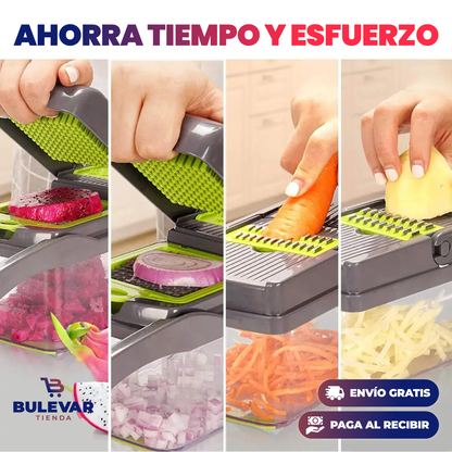 PICADORA DE VERDURAS MULTIFUNCIONAL 7 EN 1