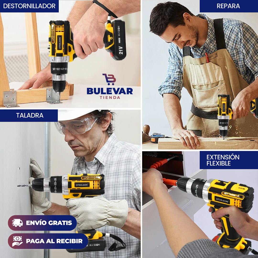 TALADRO INALÁMBRICO DE 26v PARA TRABAJO PESADO