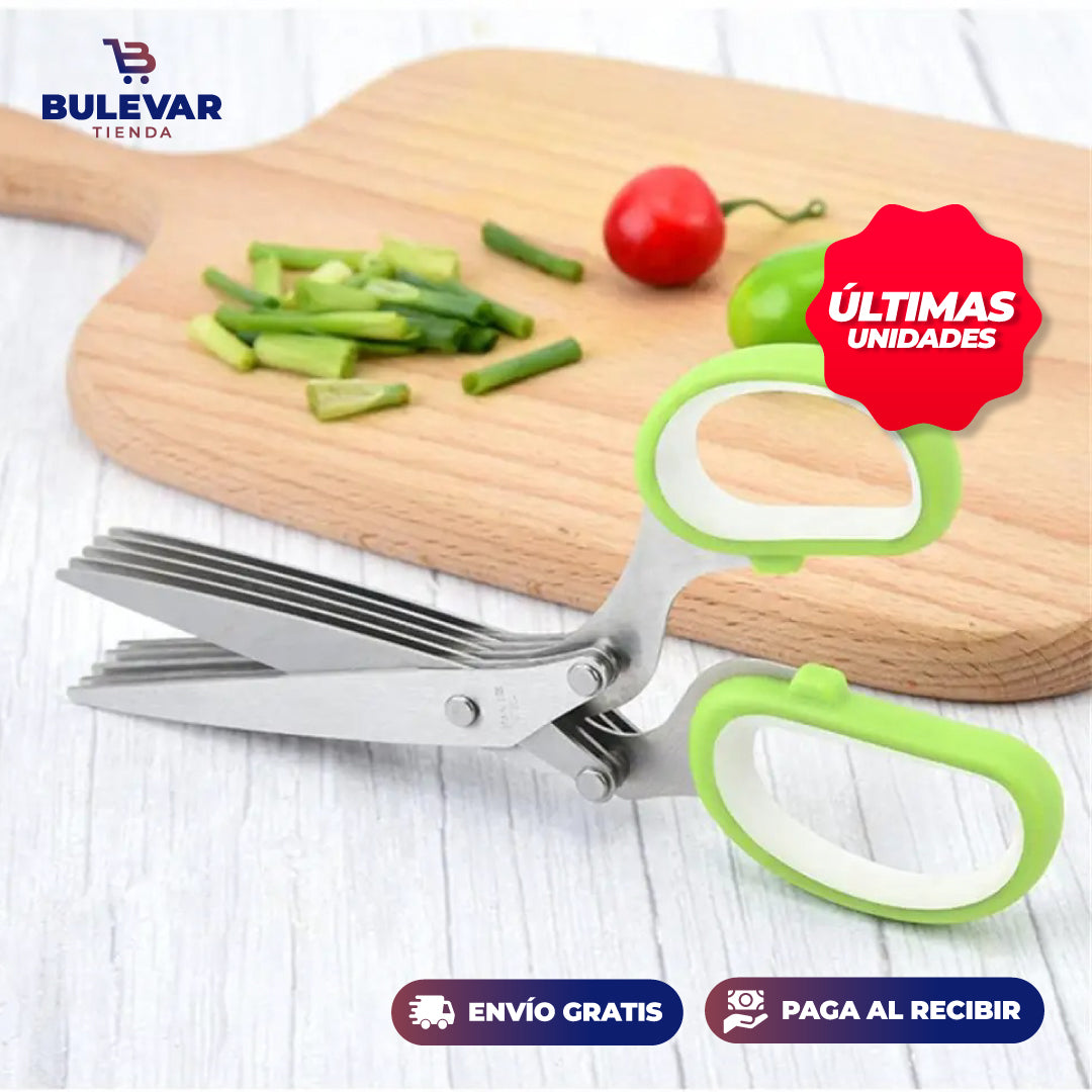 TIJERAS DE 5 CAPAS MULTIFUNCIONAL