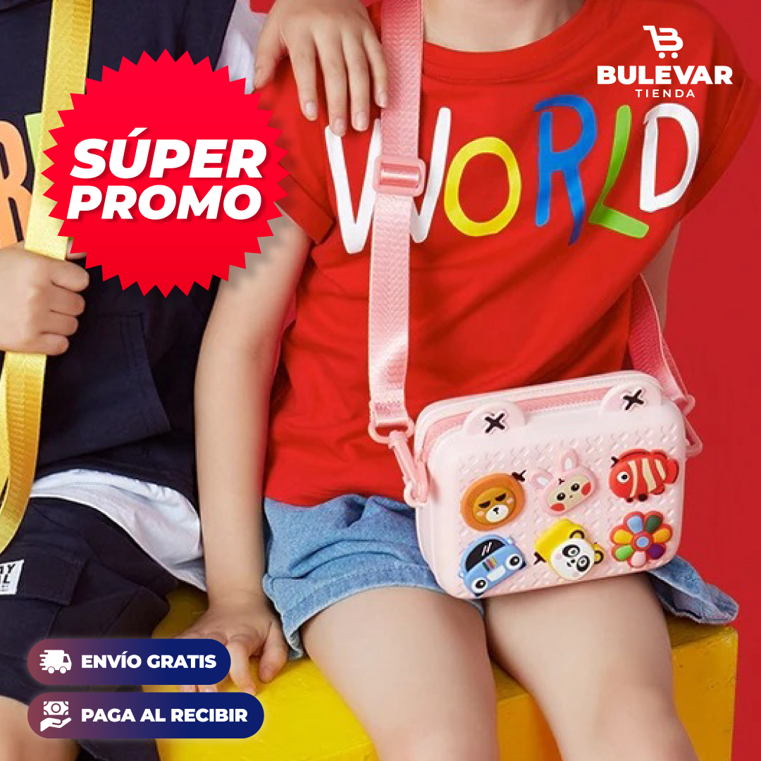 BOLSO DE HOMBRO 3D PARA NIÑAS