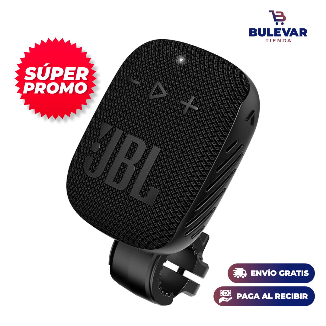PARLANTE INALÁMBRICO JBL WIND S3 PARA BICICLETAS Y MOTOS