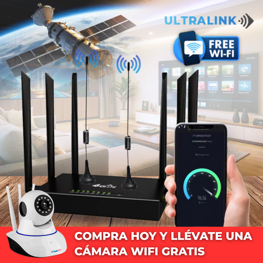 Router de Wifi Gratis UltraLink [INTERNET 5G ILIMITADA] + CÁMARA WIFI GRATIS