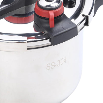 Olla de Presión de Cocción Rápida de Alta y Baja Presión en Acero Inoxidable 304 con Asa Plegable 6 Litros